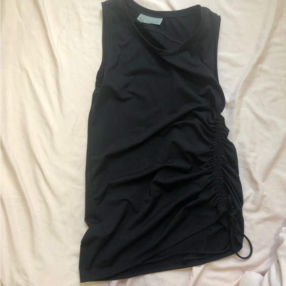 Athleta black tank with side string - Picture 6 of 9